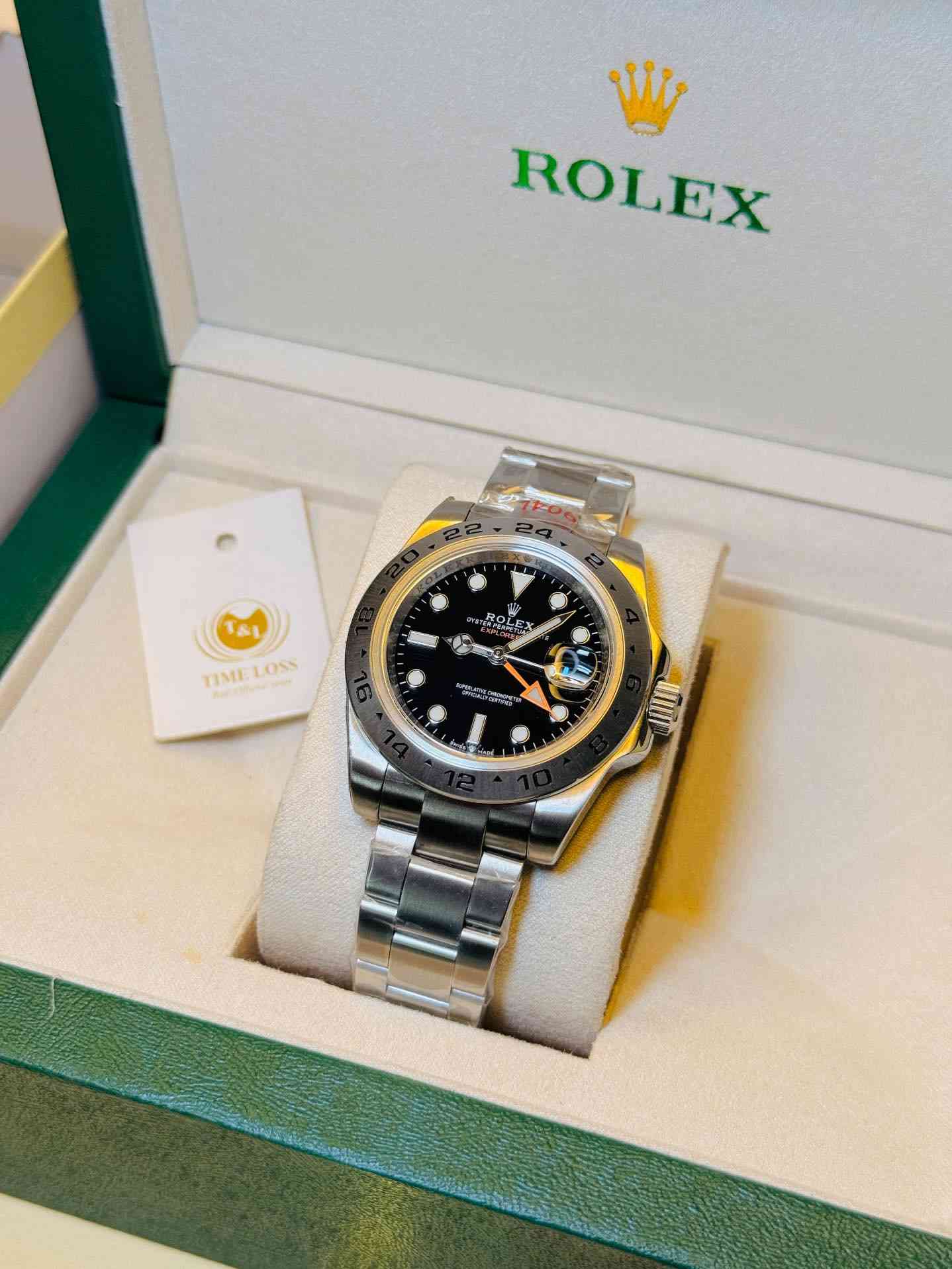 ROLEX EXPLORER BLACK DIAL 42MM GMT